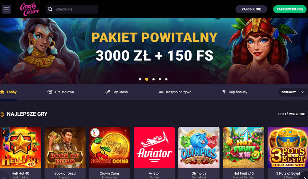 candy casino strona internetowa