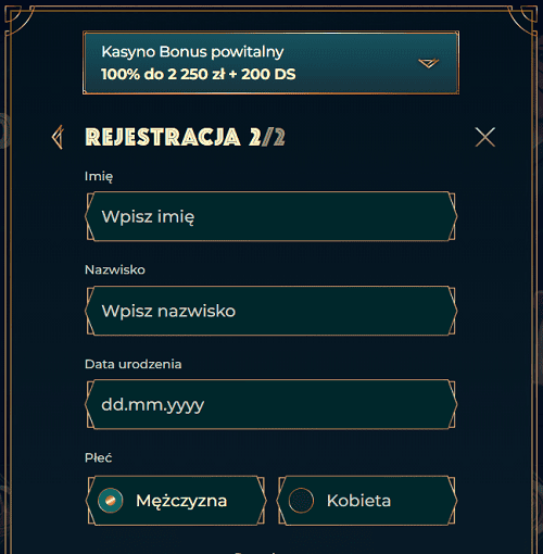 monsterwin-casino-rejestracja-krok-2