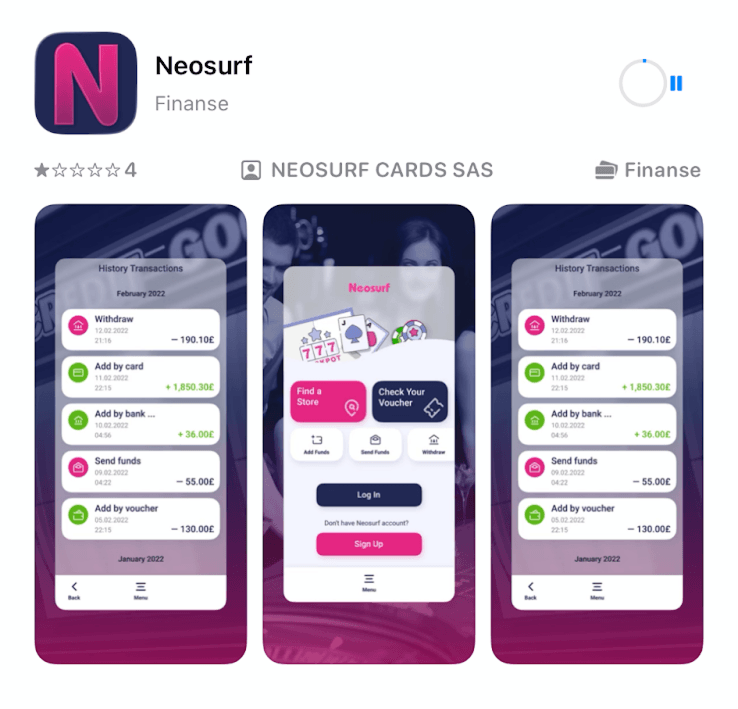neosurf aplikacja