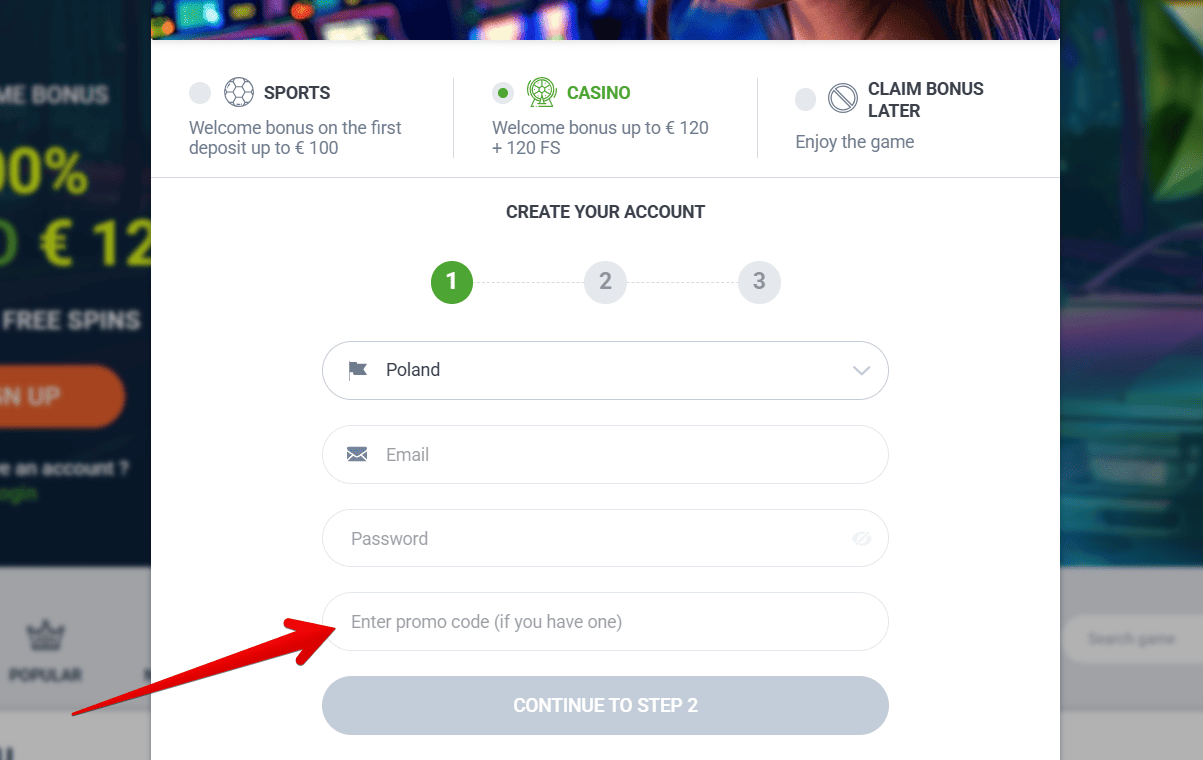 rejestracja 20bet
