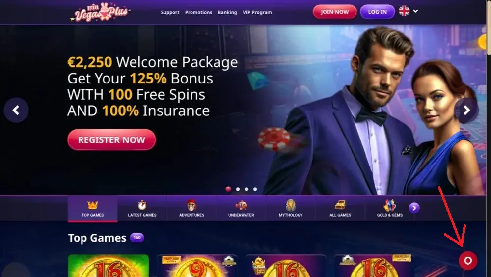 vegas plus casino live chat
